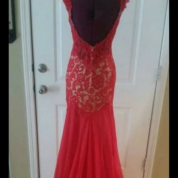 Red Prom Dress - Picture 2 of 4